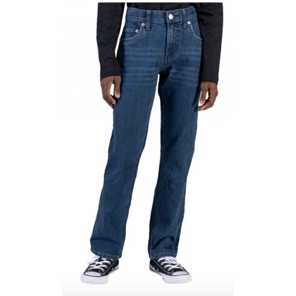 Levi’s Youth 511 Slim Flex Stretch Jeans Dark Indigo Size 14 NWT